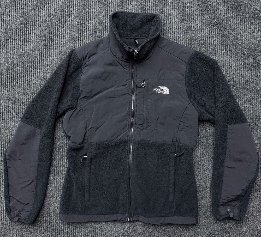 The North Face Denali Jacket Womens Small Black Polartec Fleece Full Zip Outdoor